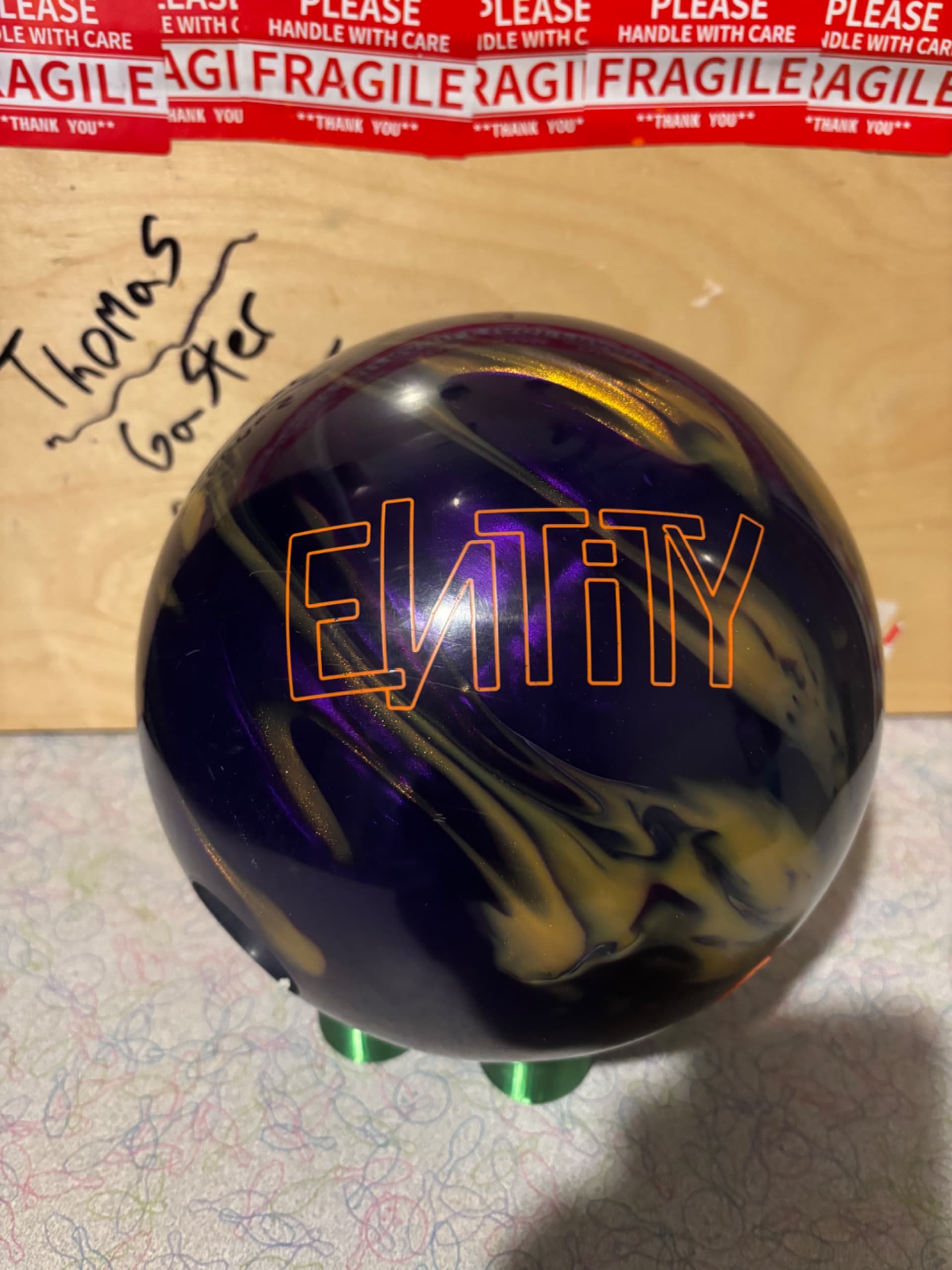 15LB Ebonite Entity Pearl
