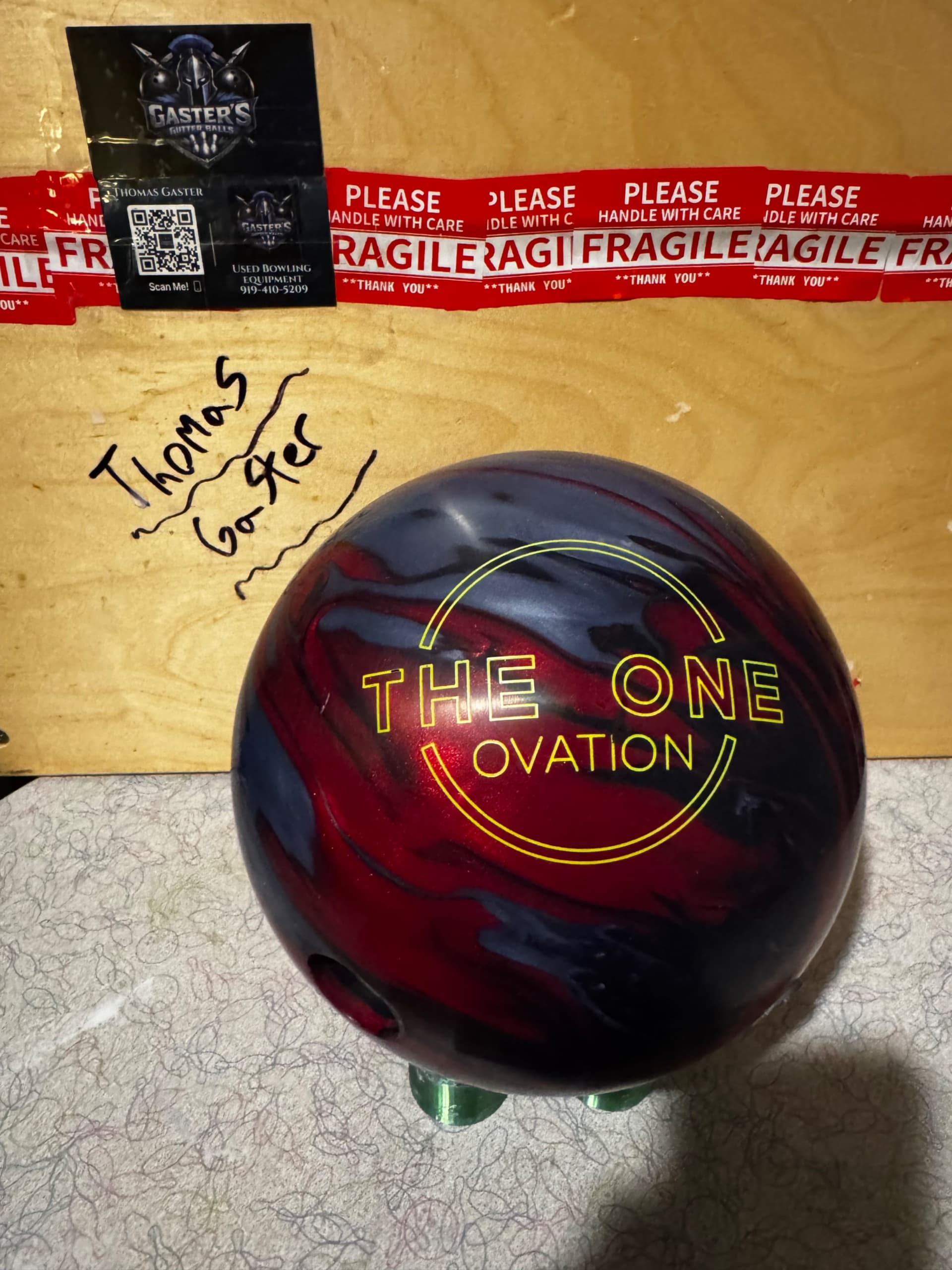 15LB Ebonite The One Ovation